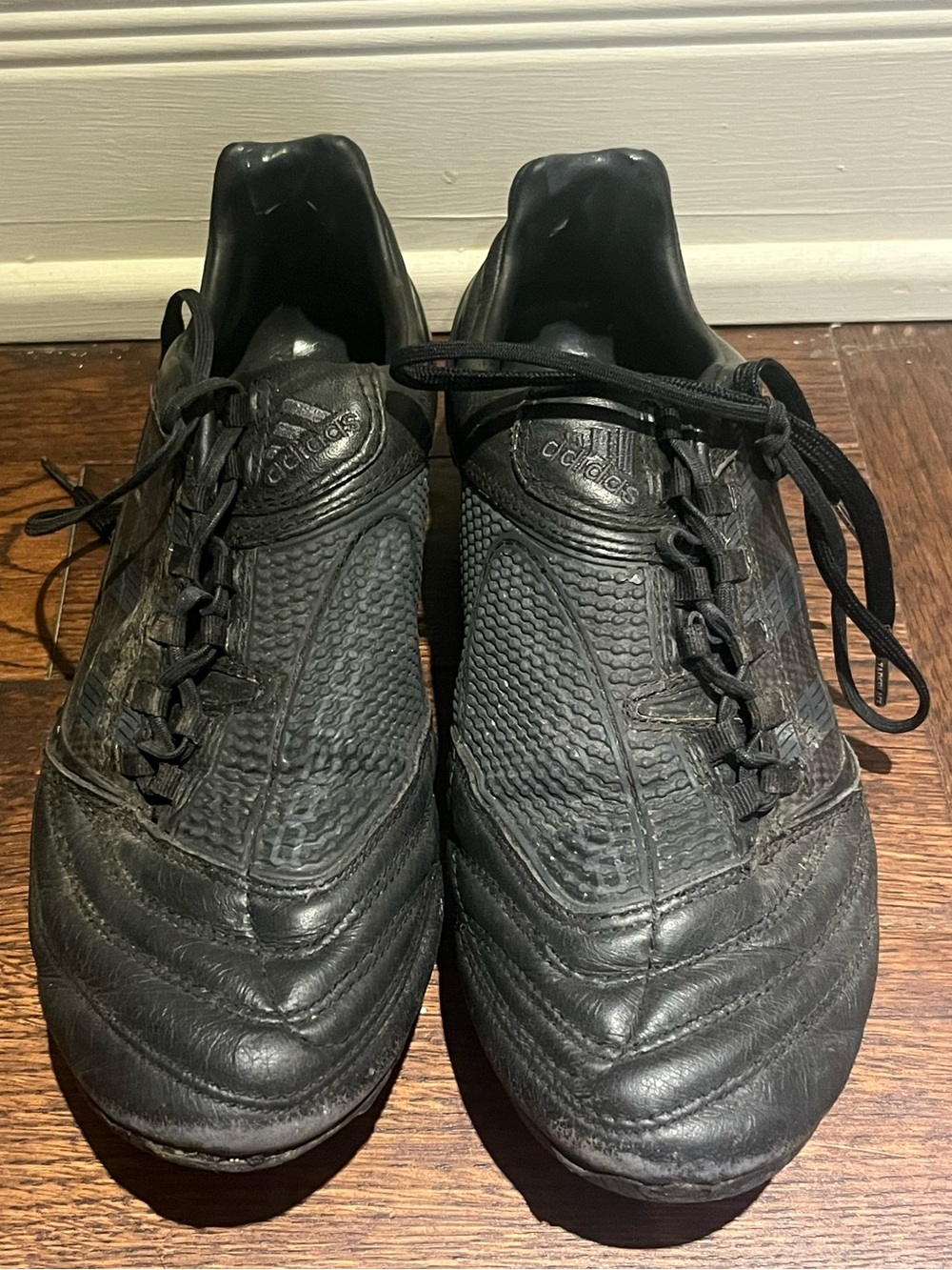 adidas predators Black Athletic Soccer/Training Shoes